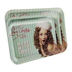 Набор подносов 3пр LOVE 39-33-29см MayerBoch 24778 KSMB-24778