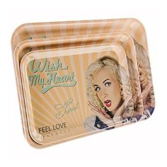 Набор подносов 3пр LOVE 39-33-29см MayerBoch 24779 KSMB-24779