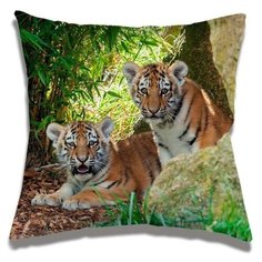 Подушка декоративная ГТ6 35х35 см, холлофайбер, габардин, пэ 100% 7162663 Гранд Стиль