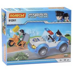 Конструктор "Классик" "Город. Полиция-4" (98 элементов) (в коробке) Полесье