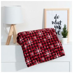 Плед Экономь и Я "Снегопад" 150*180см, пл.160 г/м2, 100% п/э 6881736