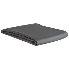 Простыня из сатина темно-серого цвета из коллекции Wild, 180х270 см Tkano