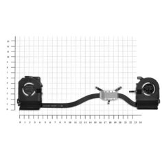 Вентилятор (кулер) для ноутбука LENOVO Yoga 900-13ISK с радиатором