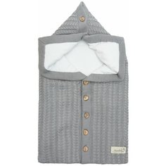 Конверт-одеяло Amarobaby Pure Love Snap 75 см серый