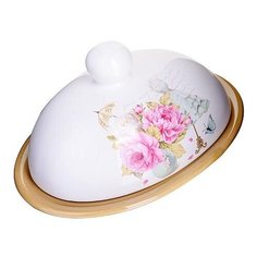 Масленка с крышкой 2 предмета Loraine 28920 KSMB-28920