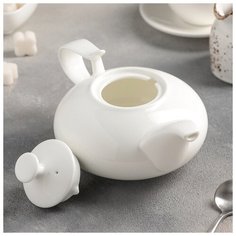 Чайник заварочный Wilmax England 450 мл, цвет белый