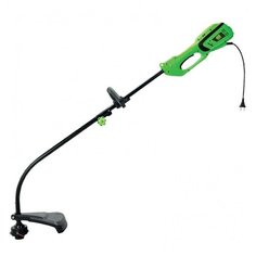СИБРТЕХ Триммер электрический ЭКИ-1100, 1100 Вт, 350 мм, катушка, разборная штанга Сибртех