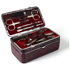 Маникюрный набор ZINGER, 10 предметов, шкатулка