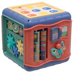 Развивающая игрушка Uwu Baby Куб-умник 77246, разноцветный