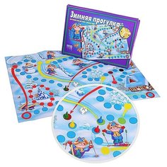 Настольно-печатная игра Зимняя прогулка Весна Дизайн