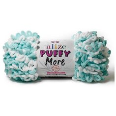 Пряжа Alize Puffy More (Пуффи Море) арт.6269 100% микрополиэстер 150г 11,5м 2шт