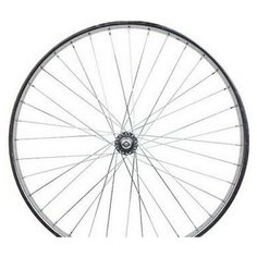 Колесо 28" 622-40 переднее хром. обод (Дорожное) обод одинарный , на гайках, серебр. TBS