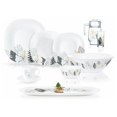 Столовый сервиз NEO CARINE PALM SPRINGS 46 пр. 6 перс. Luminarc