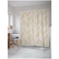 Штора для ванной JoyArty Бледные зигзаги 180х200 (sc-13537)