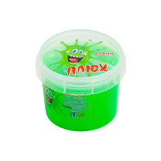 Лизун Плюх в контейнере зеленый