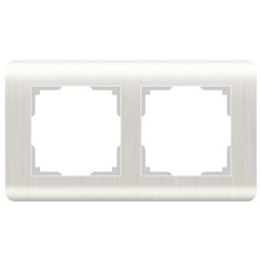Рамка 2п WerkelWL12-Frame-02, перламутровый