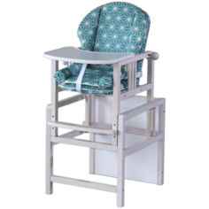 Стульчик-парта Гном Gimli трансформер с вкладышем, зеленый