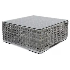 «Канти» столик плетеный кофейный, серый 4 Si S