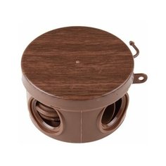 Коробка распаячная ОП 65х40мм, бук, 4 мембр. вх. IP54 ЮПИТЕР (JP7113-06)