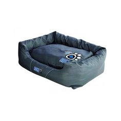 Rogz ВИА Лежак с бортиком и двусторонней подушкой средний, серия SPICE , Бирюзовая лапка (72x45x25см) (SPICE POD LG LIME JUICE) PPMCG, 3,050 кг