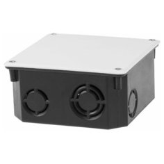 Коробка распаячная СП 110х110х50мм, крышка IP20 ЮПИТЕР (для сплошных стен) (JP7112-02)