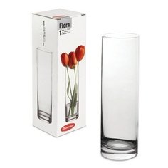 Ваза "Flora", колба, высота 26,5 см, стекло, PASABAHCE, 43767