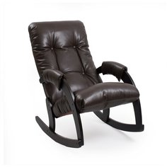 Кресло-качалка Модель 67 Венге, экокожа Vegas Lite Amber Komfort