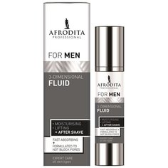 Флюид увлажняющий с эффектом лифтинга для мужчин 3-DIMENSIONAL FLUID, Afrodita Cosmetics (Словения), 45мл