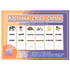Настольная игра Весна-Дизайн Картинки, слова, схемы
