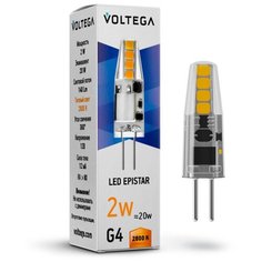 Лампочка светодиодная Voltega Capsule G4, 7142, 2W, G4