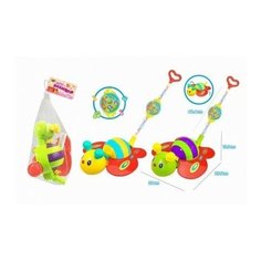 Каталка на палочке "Пчелка" Рыжий кот