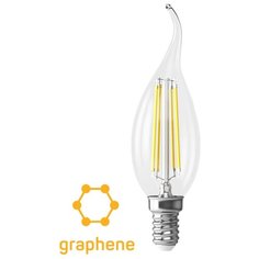 Лампочка светодиодная Voltega Candle wind 9W Graphene, 7133, 6,5W, E14