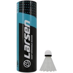 Набор нейлоновых воланов в тубе Larsen S-320 (6шт), пробка искусств.