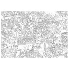 "Санкт-Петербург". Раскраска-плакат "Удивительная Россия" от VoiceBook