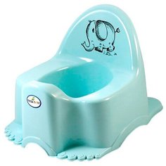 Горшок слон (муз.) (бирюзовый) Tega Baby
