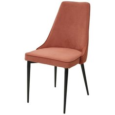 Стул NEPAL-P ( 4 шт. ) мягкий, для кухни, для гостиной, цвет бронзовый гексагон, на черном металлическом каркасе, со спинкой, велюр / 55/495 / (М Сити) M-City