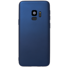 Чехол Deppa Case Silk для Samsung Galaxy S9, синий металлик