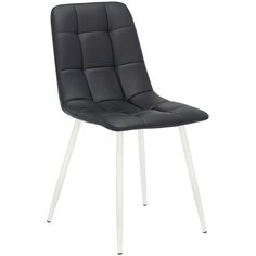 Стул Leset Скай металл Белый/экокожа Черная