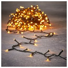 Гирлянда Luca Lighting Нить Light String 720 см (83789), 96 ламп, теплый свет/темно-зеленый провод