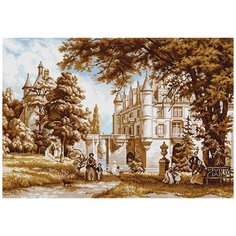 Кристальная мозаика (алмазная вышивка) "ФРЕЯ" ALVR-128 "В саду замка Шенонсо" 45 х 65 см