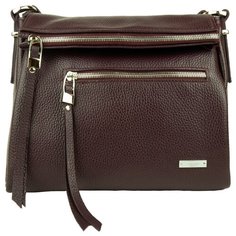 Сумка женская "Alessandro Birutti" 0136, цвет бордовый