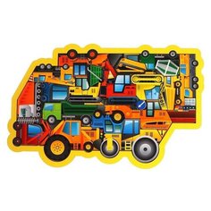 Лесная мастерская Головоломка «Строительная техника»