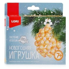 Новогодняя игрушка. Плетение из бусин "Зимнее утро" Lori