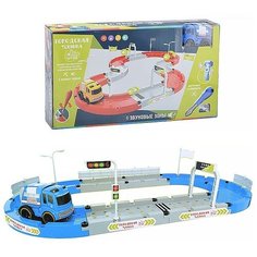 Автотрек на батарейках, в коробке Zhorya