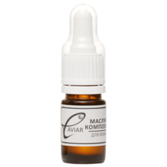 Масляная композиция для кожи ВЕК С концентратом икры лососевых РЫБ, спонж в подарок Mirra