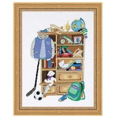Набор для вышивания крестом Риолис "Шкафчик для мальчика", 30х40 см, арт. 1372