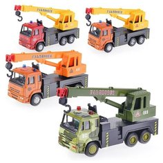 Машина "Автокран" металл, в коробке Play Smart