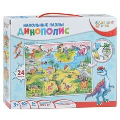 Напольные пазлы "Мир малыша. Динополис" Bright Kids