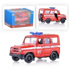 Модель "Пожарная охрана 01" инерционная, металлическая,, в коробке Play Smart