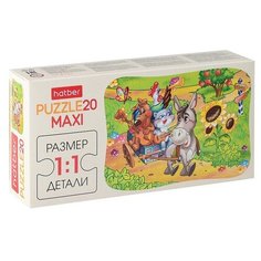 Пазлы MAXI 20 "Музыкальный квартет" Hatber